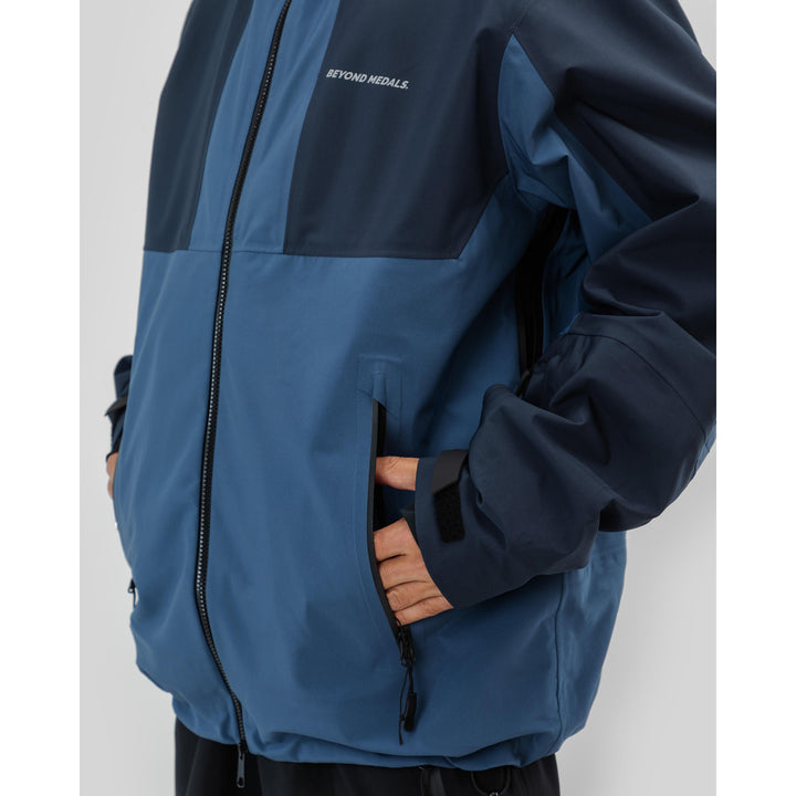 Beyond Medals Tech 3L Jacket - Men's Blue