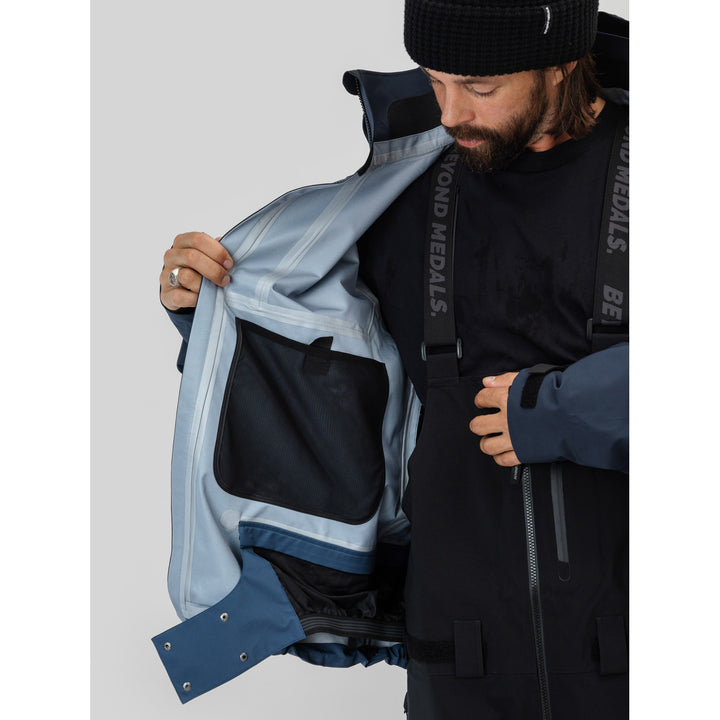 Beyond Medals Tech 3L Jacket - Men's Blue