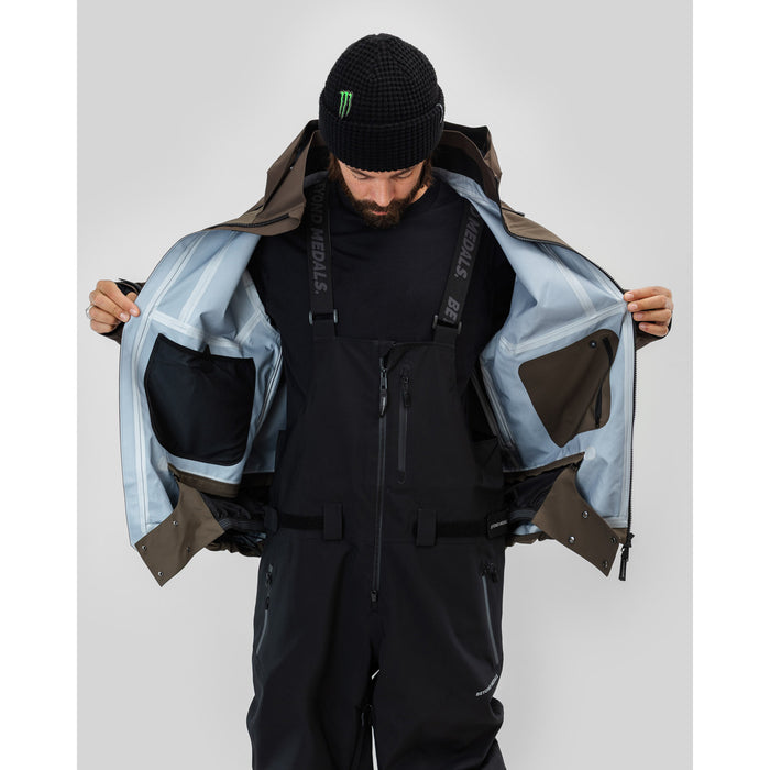 Beyond Medals Tech 3L Jacket - Men's Brown