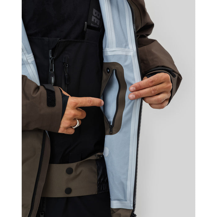 Beyond Medals Tech 3L Jacket - Men's Brown