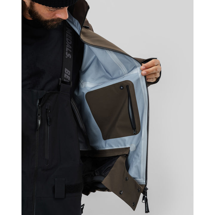 Beyond Medals Tech 3L Jacket - Men's Brown