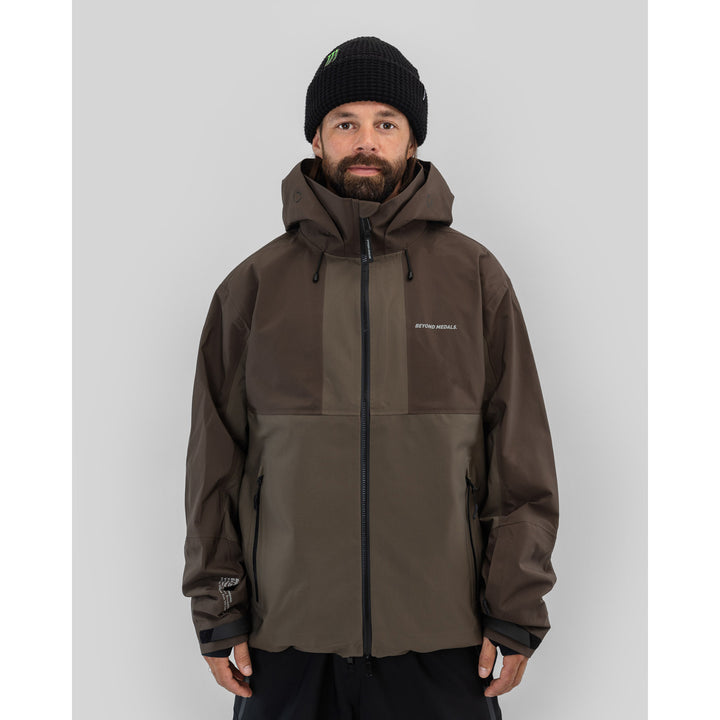 Beyond Medals Tech 3L Jacket - Men's Brown