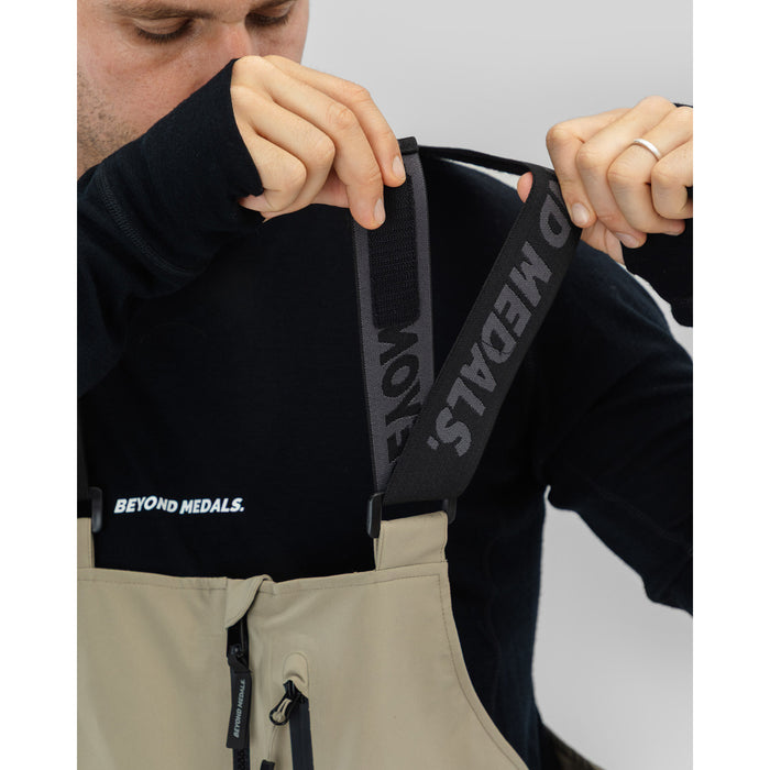 Beyond Medals Tech 3L Bibs - Men's Beige