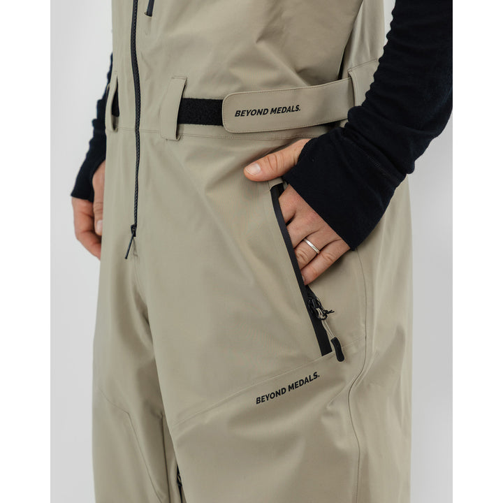Beyond Medals Tech 3L Bibs - Men's Beige