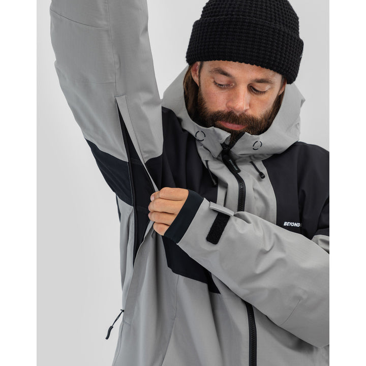 Beyond Medals Fullzip 2L Jacket - Men's Grey