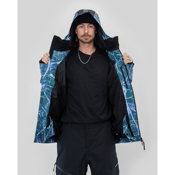 Beyond Medals Fullzip Shirakaba 2L Jacket - Men's Blue
