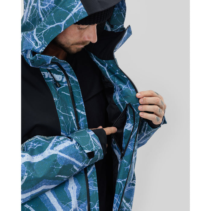 Beyond Medals Fullzip Shirakaba 2L Jacket - Men's Blue