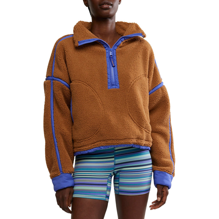 Free People Mountain High 1/2 Zip Pullover - Women's Twig Combo