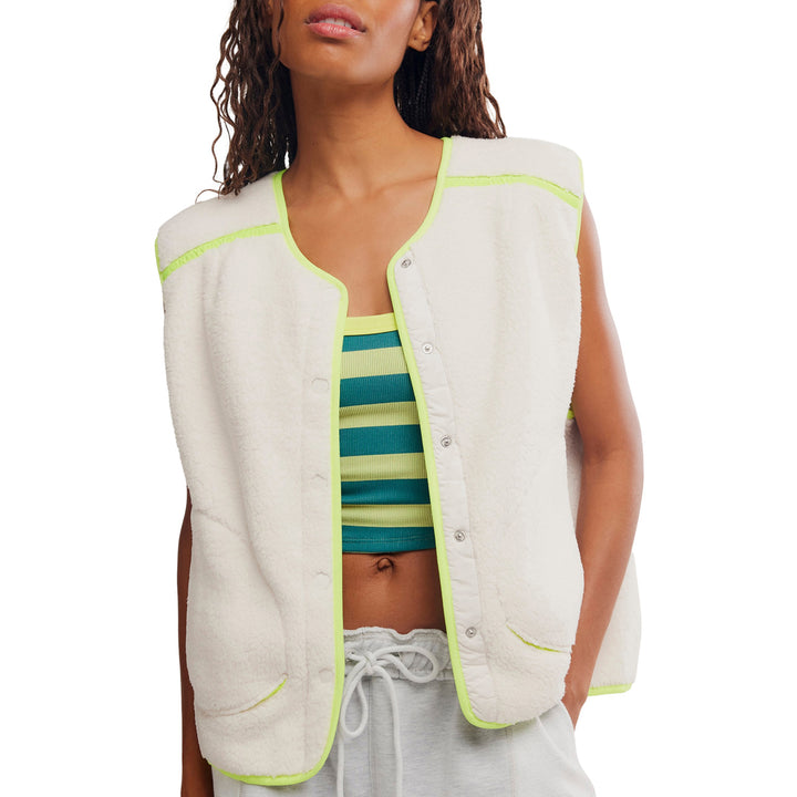 Free People Mountain High Vest - Women's Ivory