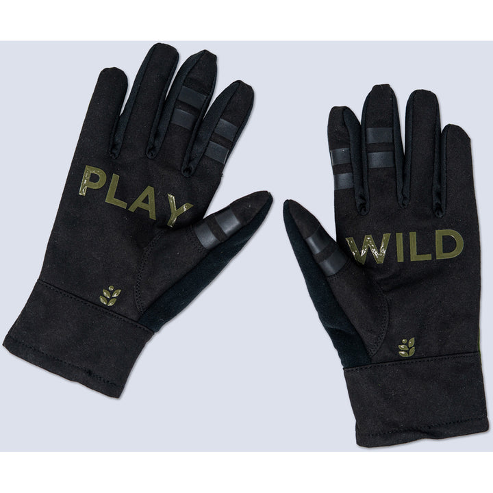 Wild Rye Gnarnia Bike Gloves - Women's Olive Contour