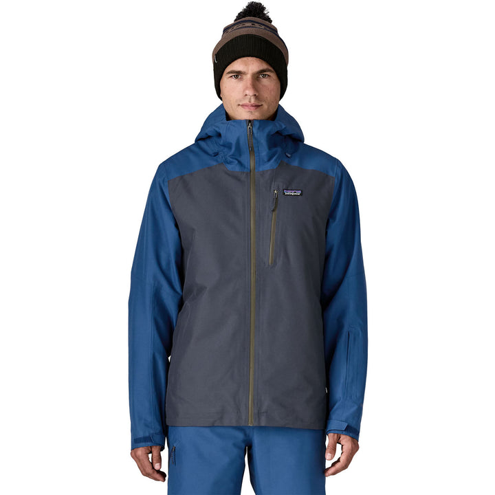 Patagonia Insulated Powder Town Jacket - Men's Smolder Blue W/Clement Blue