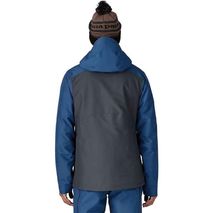 Patagonia Insulated Powder Town Jacket - Men's Smolder Blue W/Clement Blue