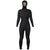 XCEL 5/4 Axis Hooded Wetsuit - Women's Black W/Palm-Monstera Print