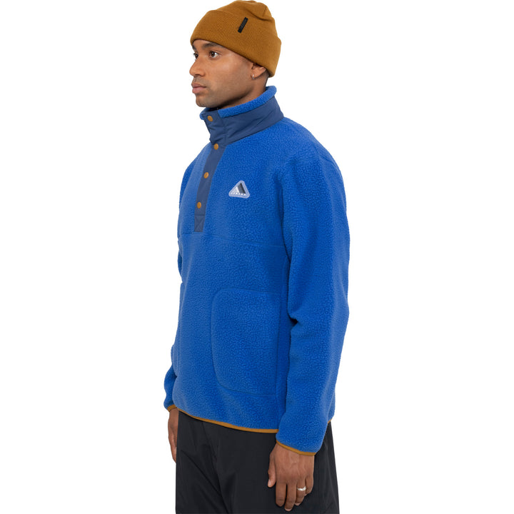 Armada Kenlem Fleece Popover - Unisex Dazzler/Navy