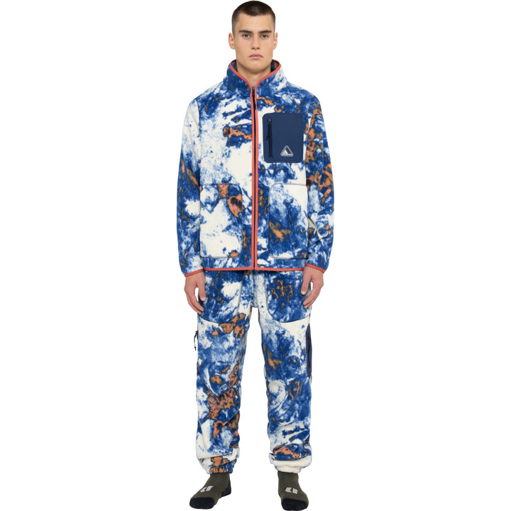 Armada Ledger Fleece - Unisex Acid House/Navy