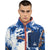 Armada Ledger Fleece - Unisex Acid House/Navy