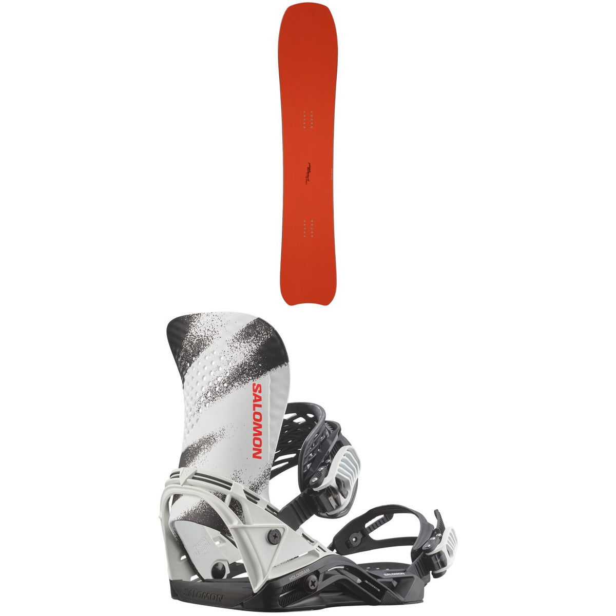 Gentemstick Giant Mantaray Snowboard + Salomon Hologram Snowboard Bindings 2026