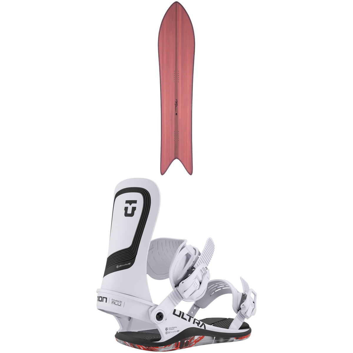 Gentemstick Barracuda Snowboard + Union Ultra Snowboard Bindings 2026