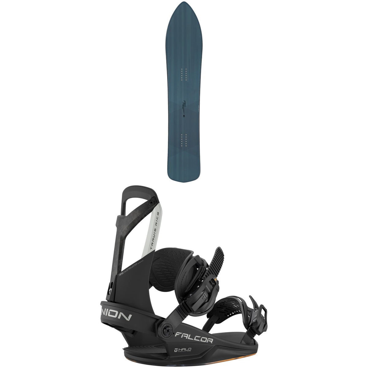 Gentemstick Fly Fisk Snowboard + Union Falcor Snowboard Bindings 2026