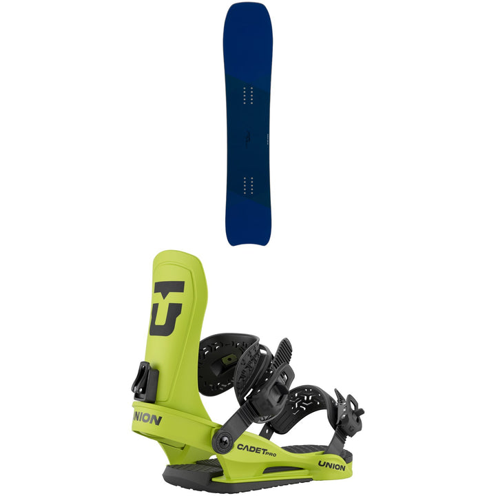 Gentemstick Lohi Snowboard + Union Cadet Pro Snowboard Bindings - Kids' 2026