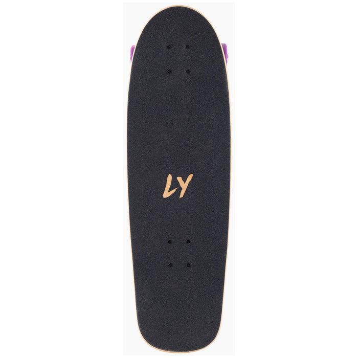 Landyachtz Tugboat Purple Snek Cruiser Skateboard Complete