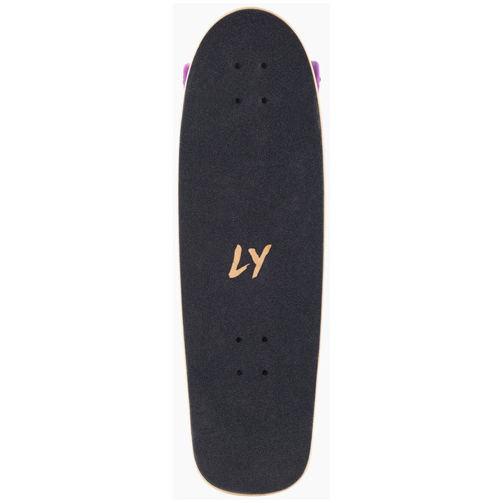 Landyachtz Tugboat Purple Snek Cruiser Skateboard Complete