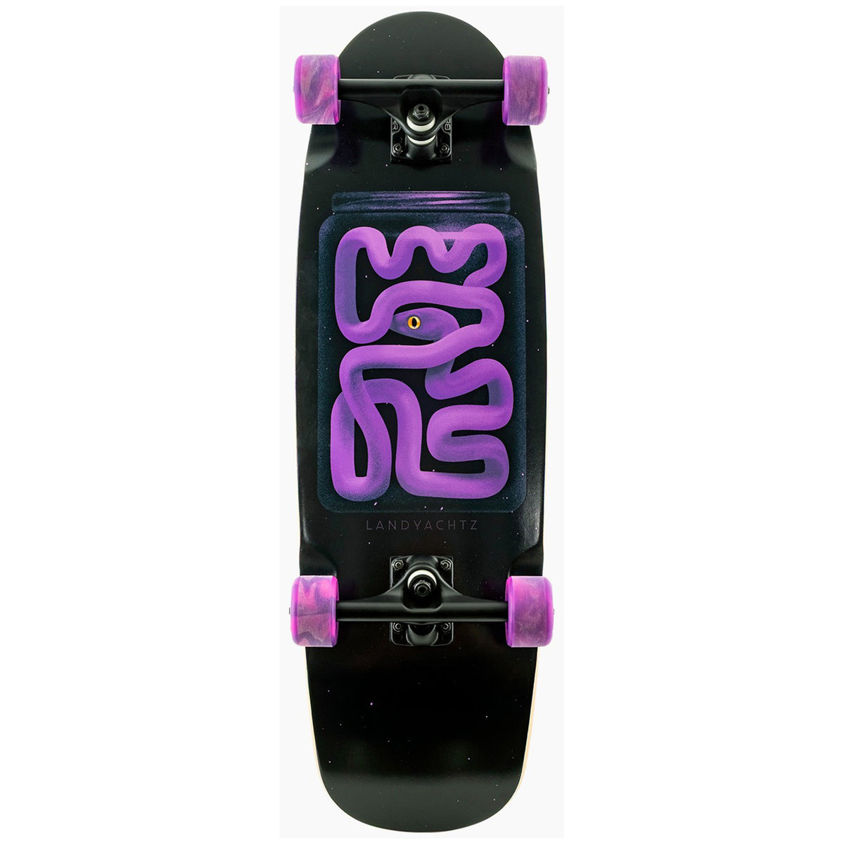 Landyachtz Tugboat Purple Snek Cruiser Skateboard Complete