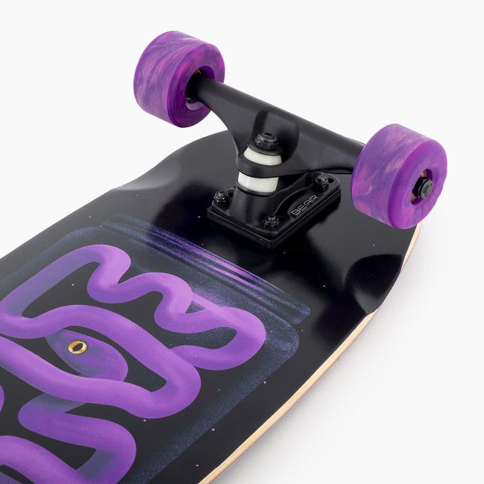 Landyachtz Tugboat Purple Snek Cruiser Skateboard Complete