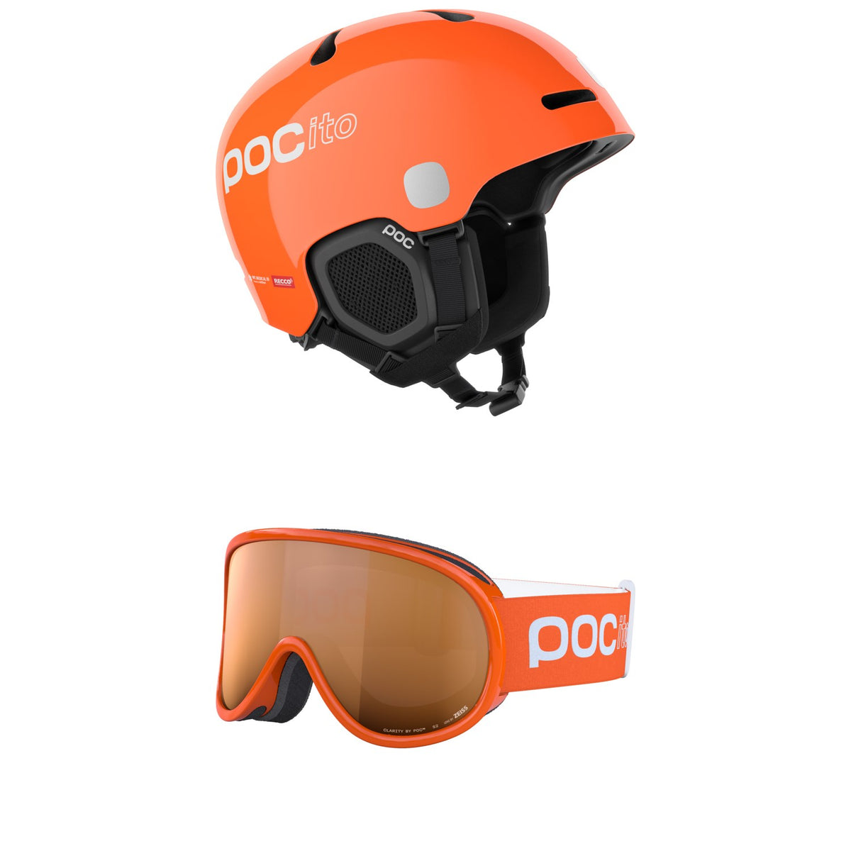 POC POCito Fornix MIPS Helmet + POCito Retina Goggles - Kids'