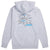 Autumn Keep Out Zip-Up Hoodie - Men's Ash Grey