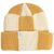Coal The Frena Baggy Beanie Khaki Check