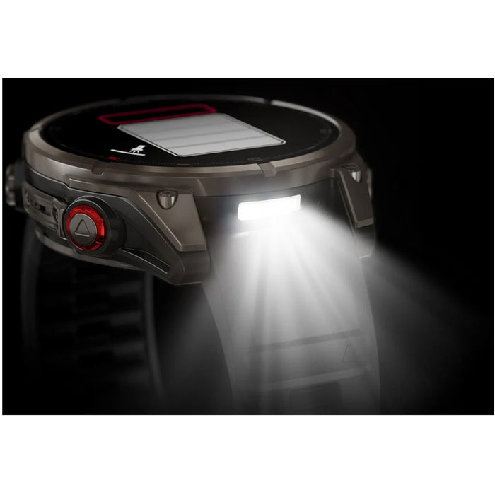 Garmin fenix 8 Pro - Sapphire AMOLED Smartwatch Titanium with Graphite/Black Silicone Band