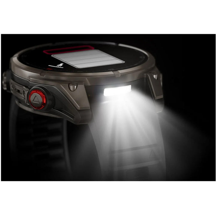 Garmin fenix 8 Pro - Sapphire AMOLED Smartwatch Titanium with Graphite/Black Silicone Band