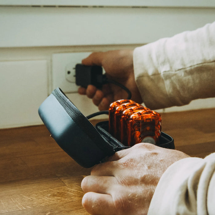 Ignik Outdoors Ripple Rechargeable Hand Warmers - 4 Pack Lava Orange