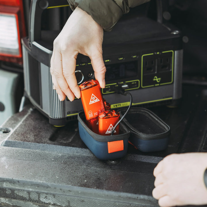 Ignik Outdoors Ripple Rechargeable Hand Warmers - 4 Pack Lava Orange
