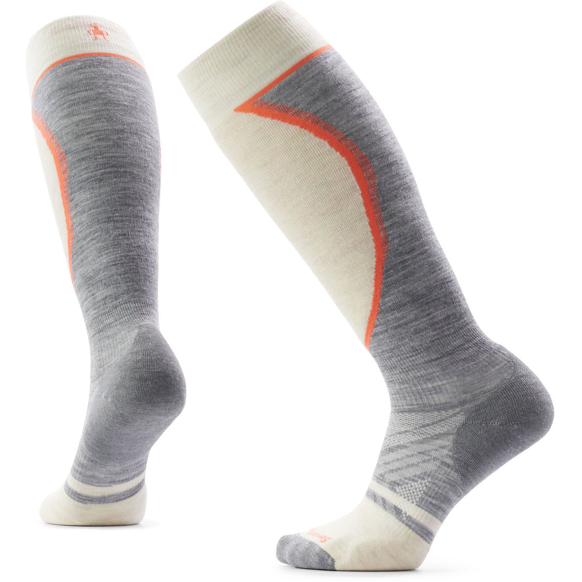 Smartwool Ski Targeted Cushion Extra Stretch OTC Socks - Women's Light Gray