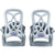 Salomon Goodtime XXS Snowboard Bindings - Kids' 2027 Ice Blue