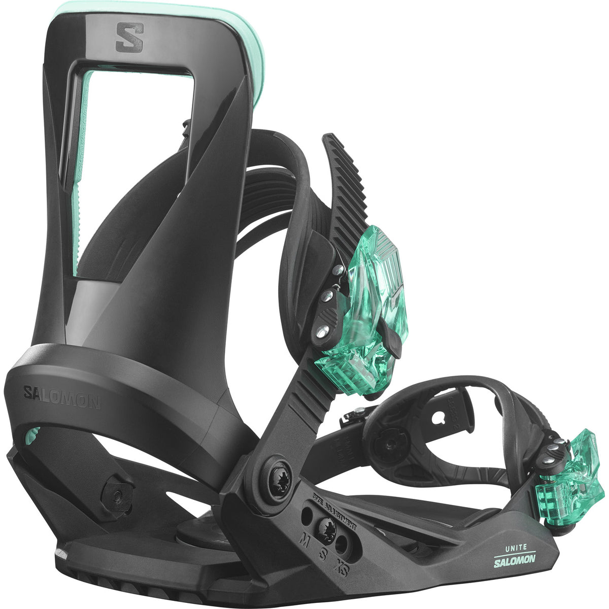 Salomon Unite Snowboard Bindings - Kids' 2026 Black/Green