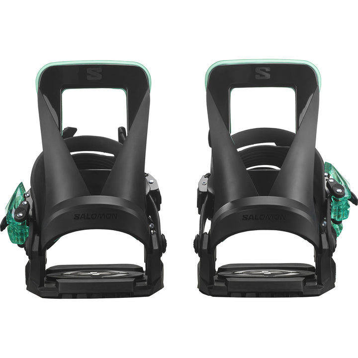 Salomon Unite Snowboard Bindings - Kids' 2026 Black/Green