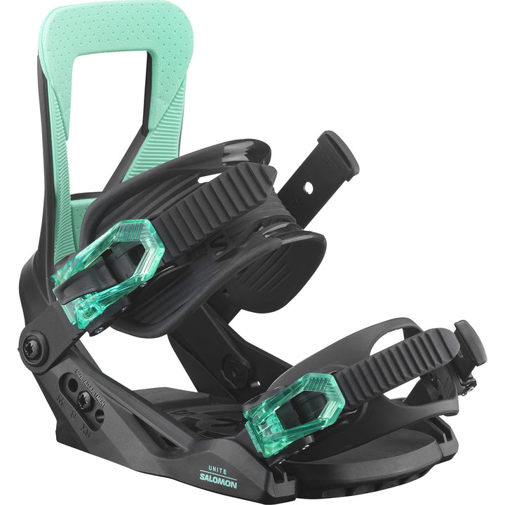 Salomon Unite Snowboard Bindings - Kids' 2026 Black/Green