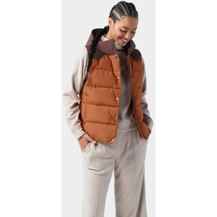 Stio Turnbolt Down Vest - Women's Mustang/ Grizzly Paw