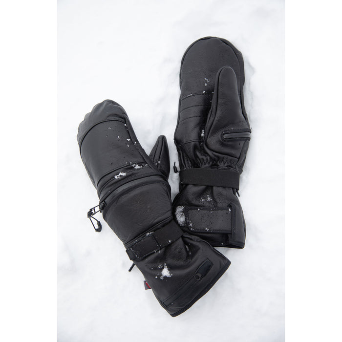 DEATHGRIP GLOVE CO. Zombie Long Cut Mittens Black