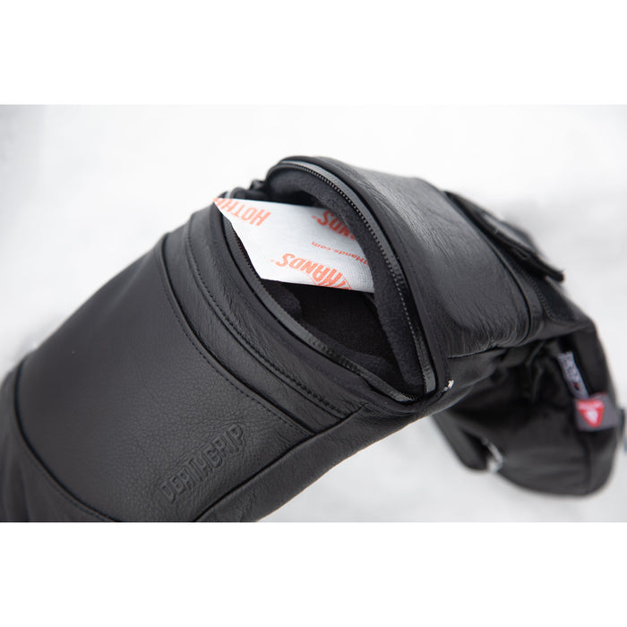 DEATHGRIP GLOVE CO. Zombie Long Cut Mittens Black
