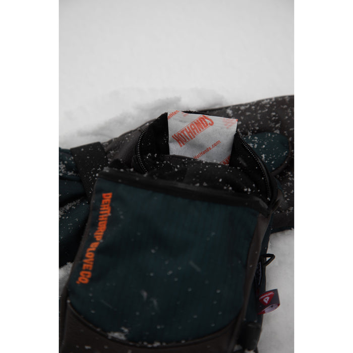 DEATHGRIP GLOVE CO. Werewolf Long Cut Mittens Forest