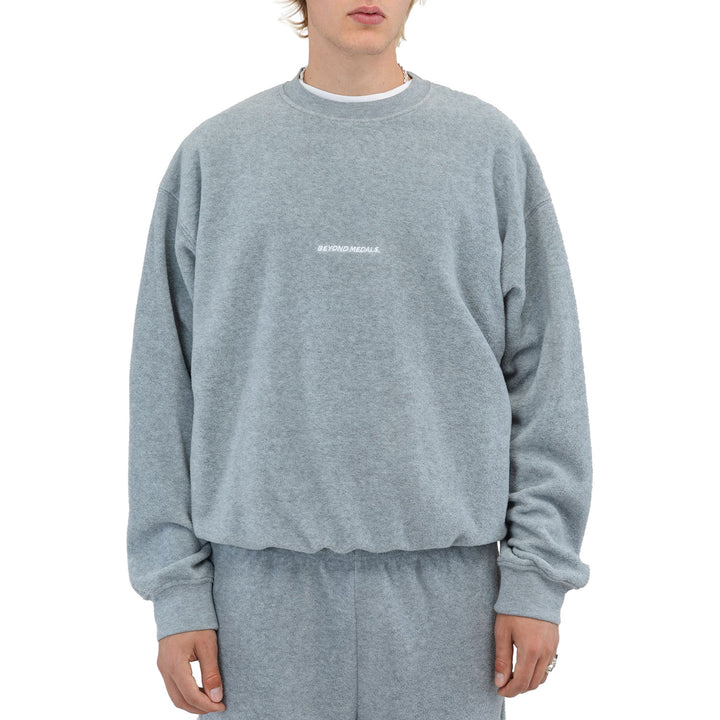 Beyond Medals Fleece Crewneck - Men's Grey Mel
