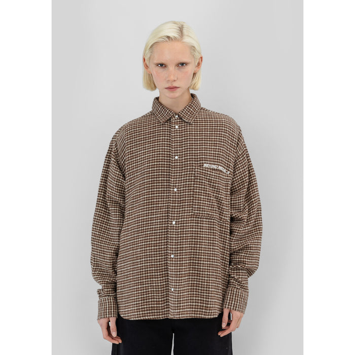 Beyond Medals Checkered Shirt - Men's Brown