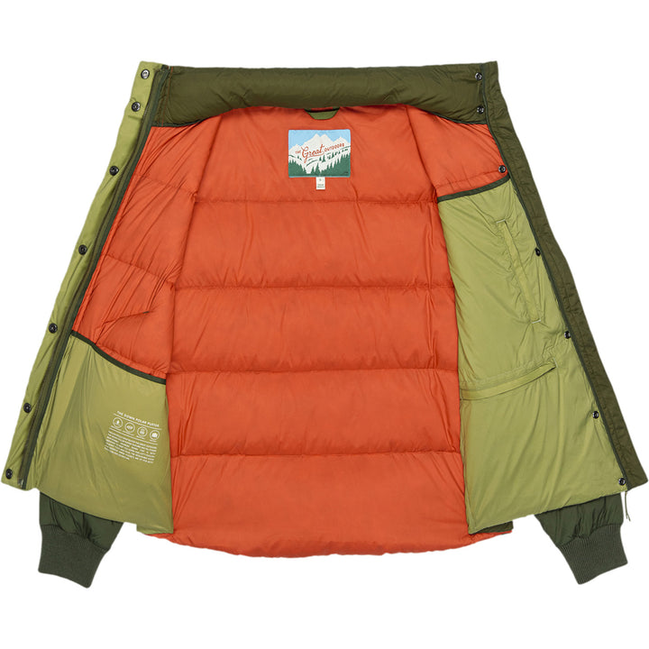 The Great Outdoors The Down Polar Puffer - Women's Army Colorblock