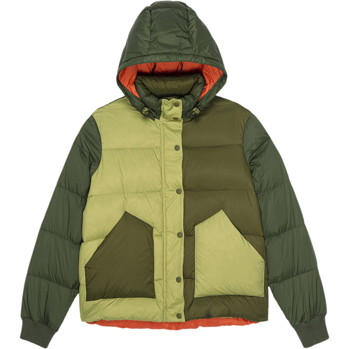 The Great Outdoors The Down Polar Puffer - Women's Army Colorblock