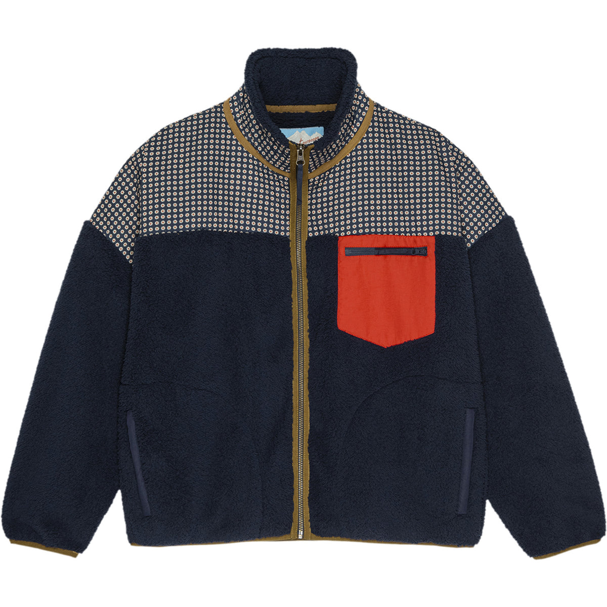 The Great Outdoors The Print-Mix Plush Terrain Full Zip - Women's Mini Frosted Daisy & Navy