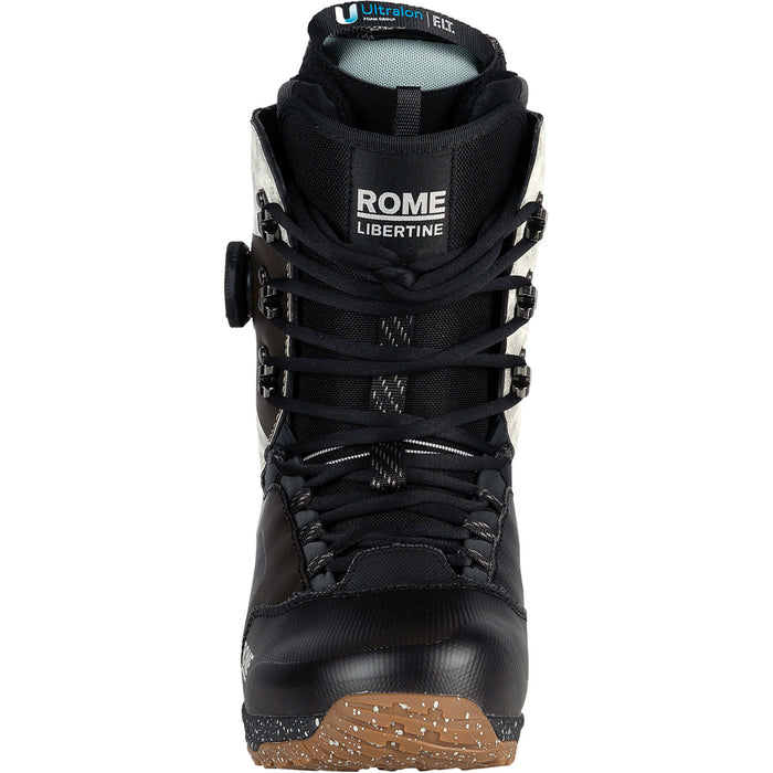 Rome Libertine Hybrid Boa Snowboard Boots 2025 Black/White